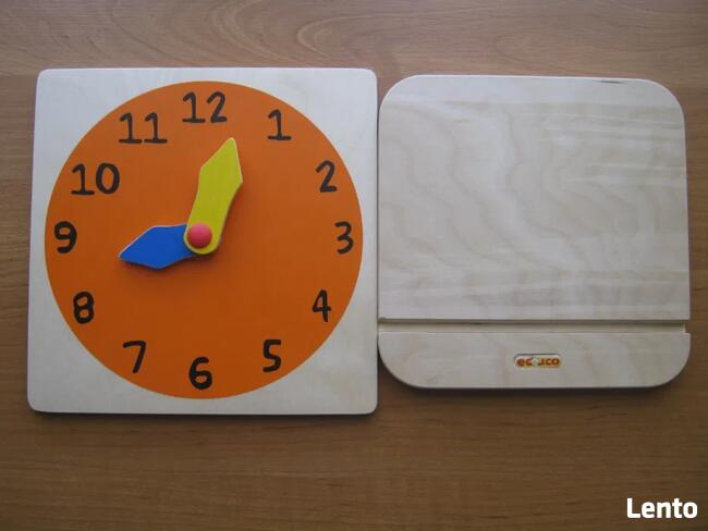Zegar do nauki czasu dla dzieci w wieku 4-8 lat