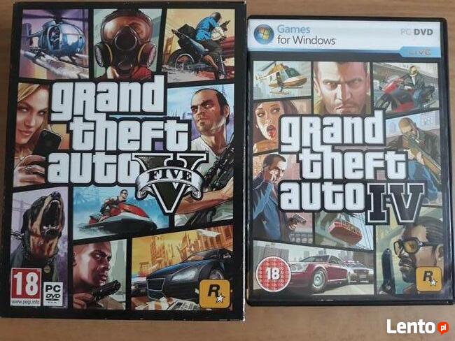 Grand Theft Auto V/IV ( Wersja Pudełkowa)