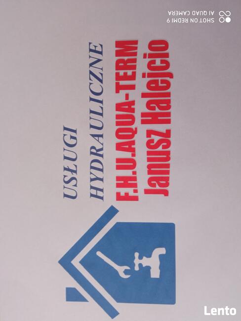 USŁUGI HYDRAULICZNE - WOD-KAN - C.O. - GAZ !!!