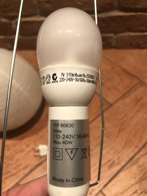 Lampa kula + 2 lampki nocne