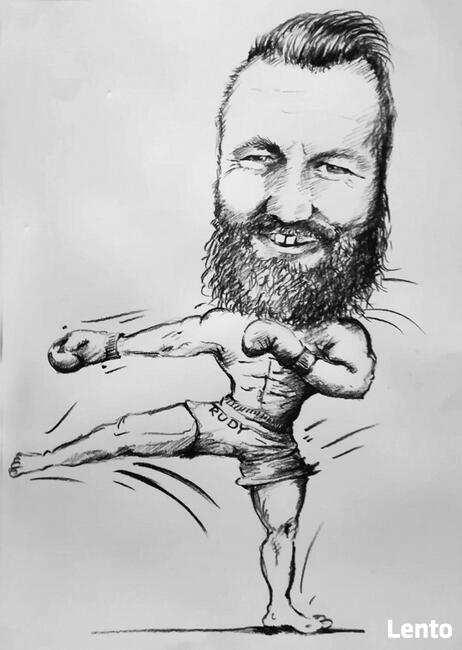 Karykatury karykatura ze zdjęcia na prezent