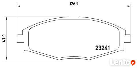 BREMBO P 15 006 KLOCKI Hamulcowe LANOS MATIZ SPARK PRZÓD