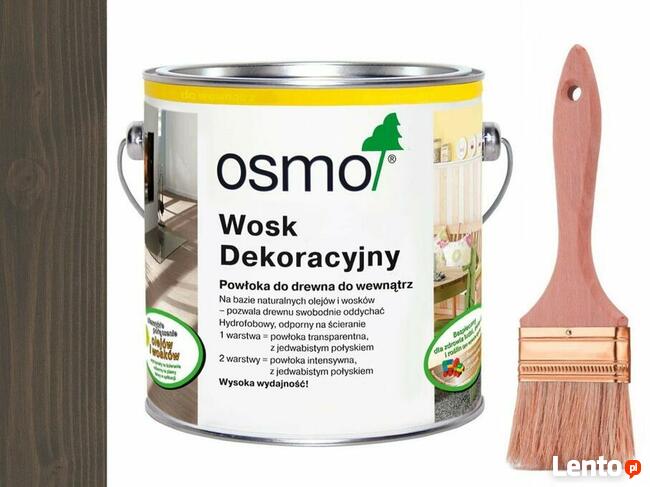 Osmo Wosk dekoracyjny 3118 GRAFITOWY SZARY 125ml