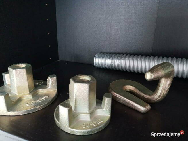 Łącznik zaciskowy szalunkowy świński ogonek szalunki