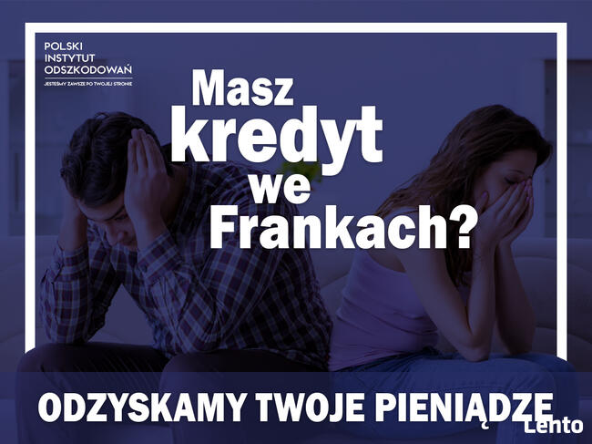 Odszkodowania z OC sprawcy. Kredyt we frankach. Pomoc prawna