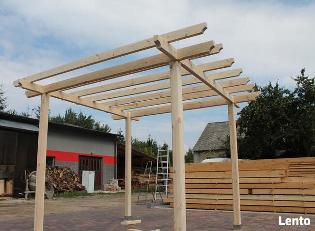 PERGOLA 2,95m x 2,95m Altana altanka wiata zadaszenie tarasu