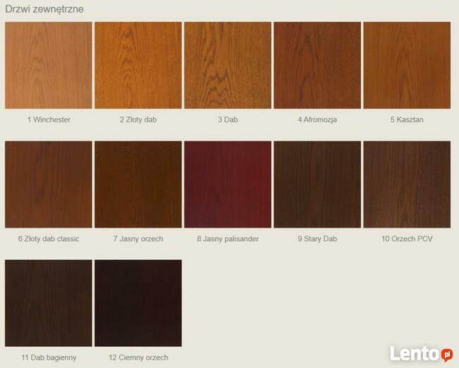 Drewniane drzwi zewnętrzne wewnętrzne do kamienicy