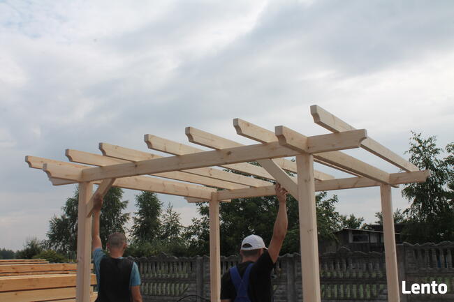 PERGOLA 2,95m x 2,95m Altana altanka wiata zadaszenie tarasu