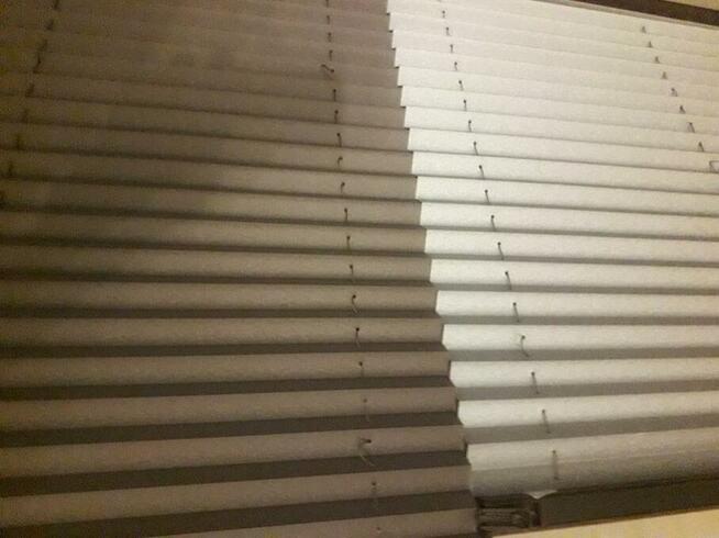 rolety plisy orzech braz