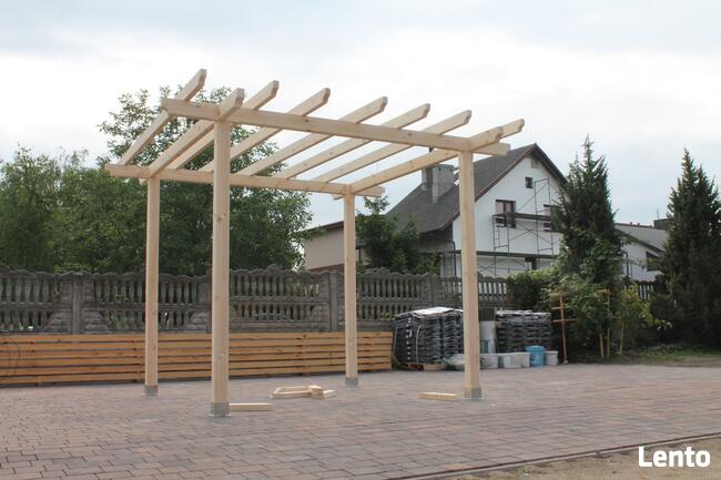 PERGOLA 2,95m x 2,95m Altana altanka wiata zadaszenie tarasu