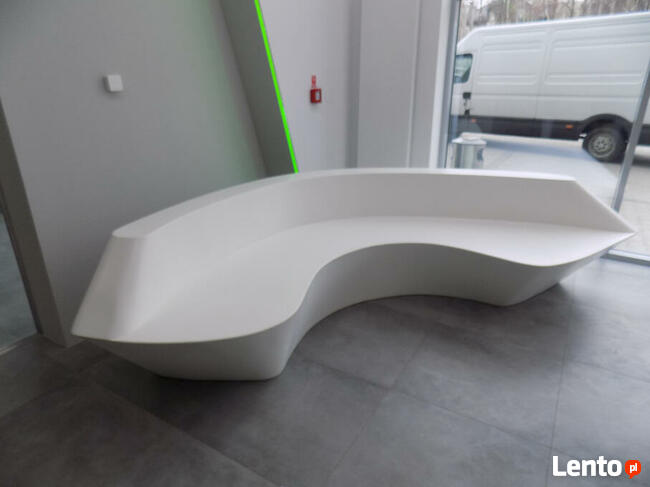 Mała architektura - laminaty, kompozyty. Siedziska, lady itp