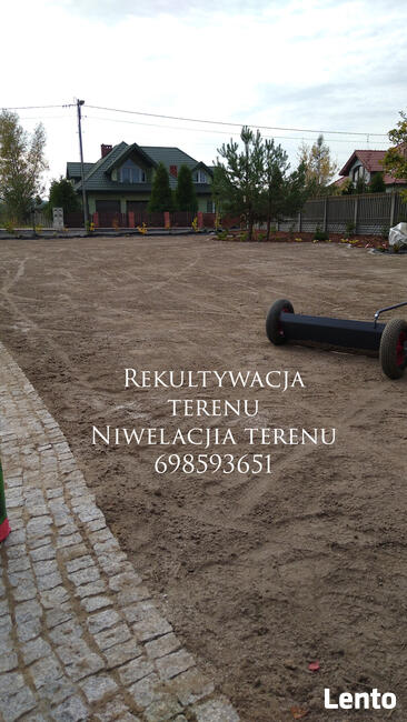 Usługi glebogryzarką separacyjna, Niwelacja terenów