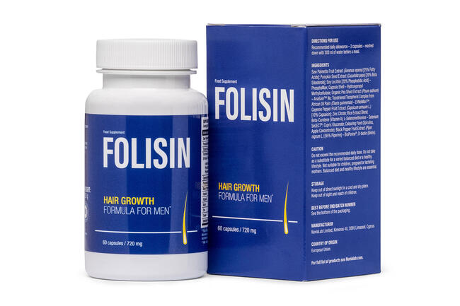 FOLISIN - NA MĘSKIE ŁYSIENIE I POROST WŁOSÓW - PROMOCJA!