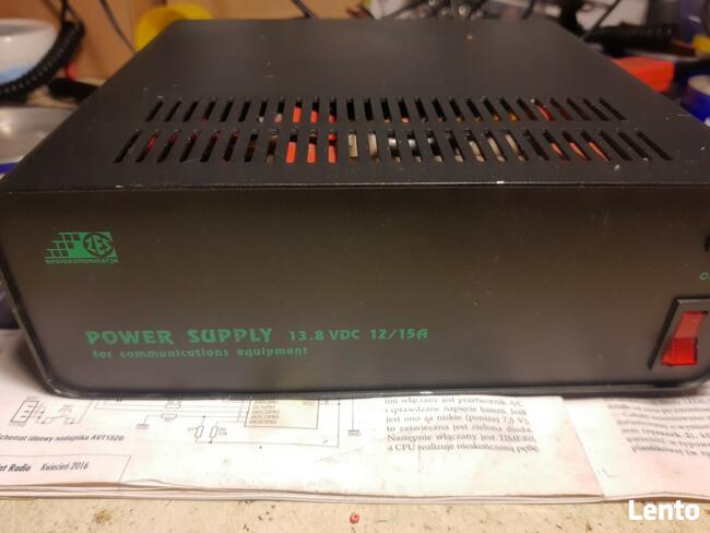 Zasilacz 13,8V 3A 5 6 8 10 12A Przetwornica do CB radia ZS10