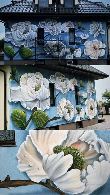 Artystyczne malowanie, Graffiti, Mural, reklama