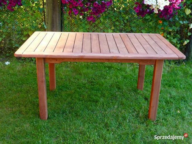 Zestaw meble ogrodowe drewniane / tarasowe typ L