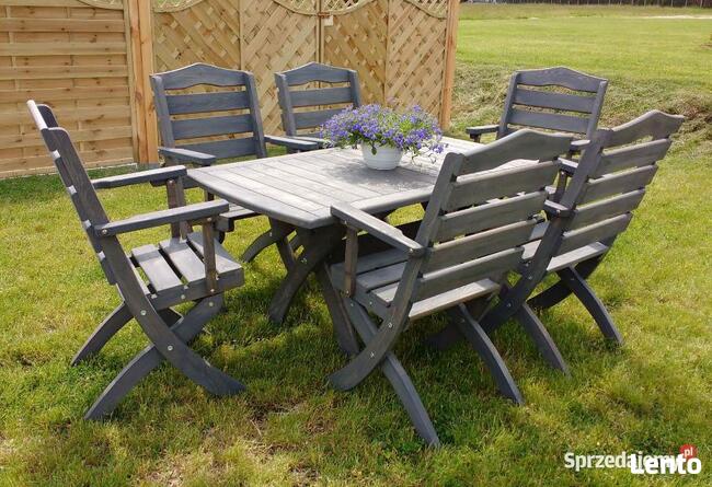 Meble tarasowe, ogrodowe , drewniane, składane typ T