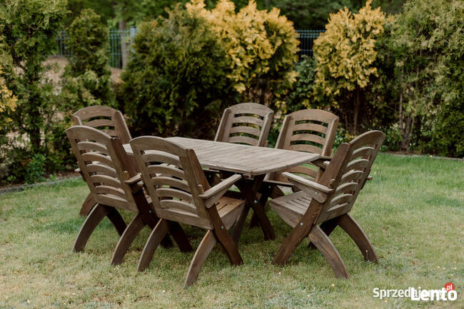 Meble ogrodowe składane tarasowe typ X lamel nr 4