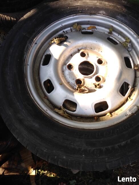 Opony z felgami do busa 15 cali VW T4 .