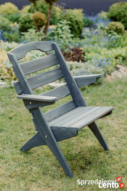 Meble ogrodowe drewniane składane typ S stół prostokąt