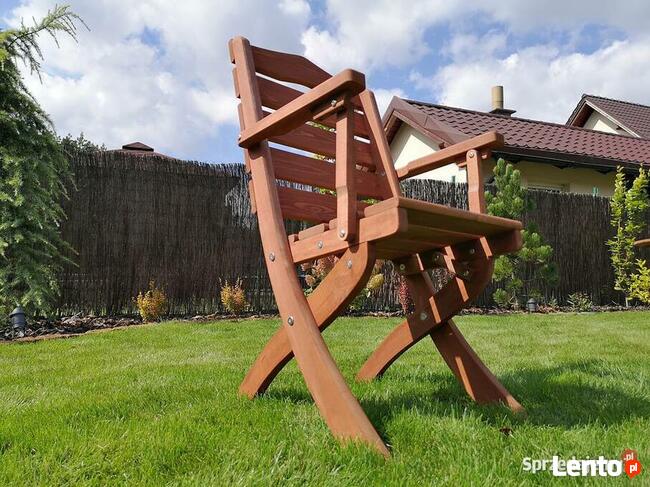 Meble tarasowe, ogrodowe , drewniane, składane typ T