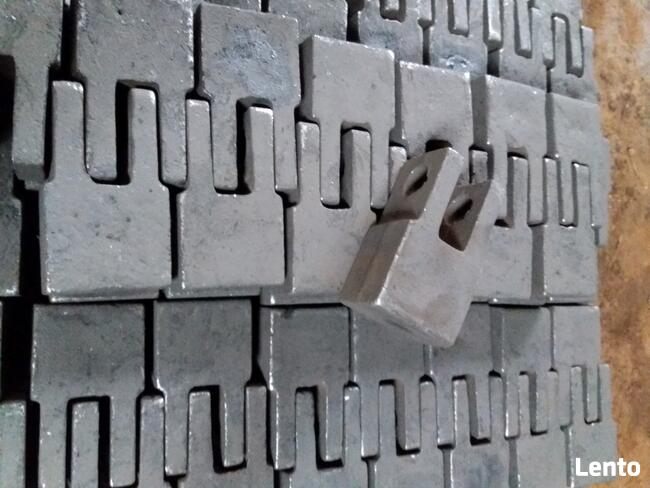 Odlewy nihard o wysokiej twardości, L120G13, HV 600, HRC 62