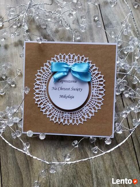Zaproszenia na chrzest święty