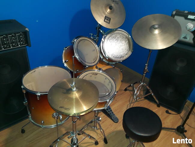 perkusja BASIX-wzmacniiacz ELTRON -100 dwie kolumny