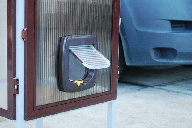 Moskitiera drzwiowa siatka insektowa przejście dla psa lub k