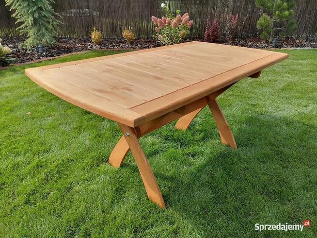 Komplet meble ogrodowe drewniane tarasowe typ X lamel nr 2