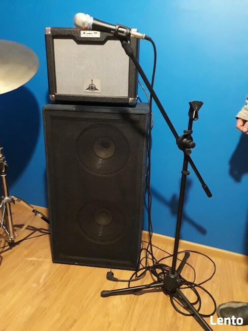 perkusja BASIX-wzmacniiacz ELTRON -100 dwie kolumny