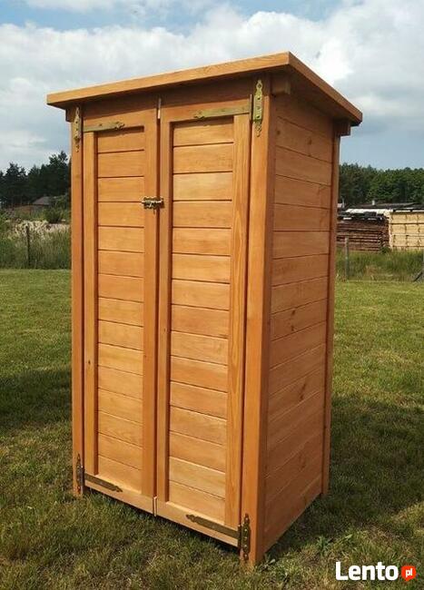 Szafa ogrodowa drewniana, szafa drewniana do ogrodu, schowek