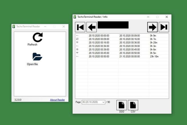 Program + Papier Tacho + TachoTerminal Pro 3