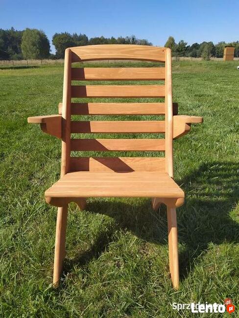 Meble ogrodowe drewniane składane typ X prostokąt