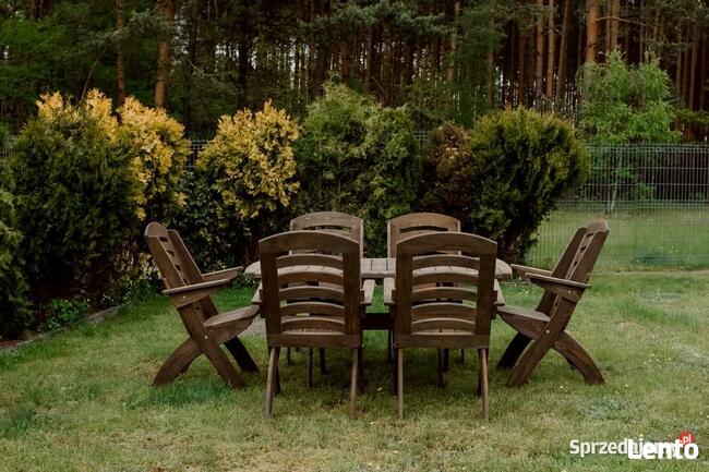 Meble ogrodowe składane tarasowe typ X lamel nr 4