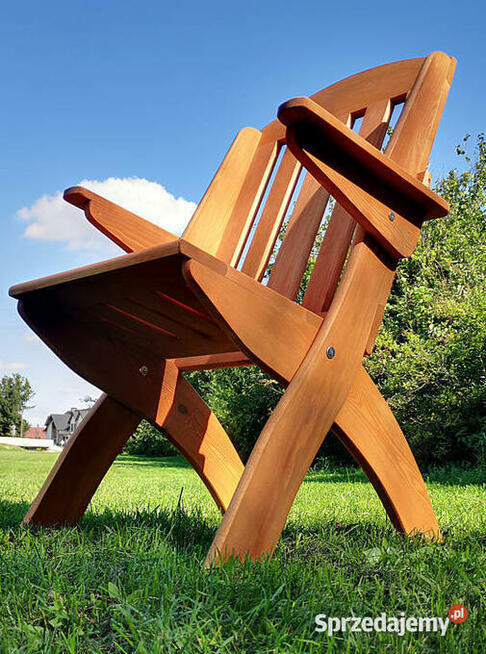 Komplet meble ogrodowe drewniane tarasowe typ X lamel nr 2