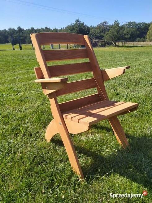 Meble ogrodowe drewniane składane typ X wersja 2 prostokąt