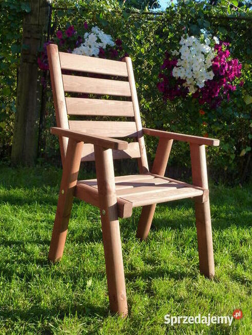 Zestaw mebli ogrodowych 4 krzeseła + stół kwadrat typ L