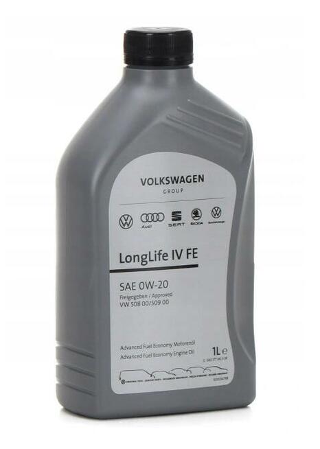 OLEJ VOLKSWAGEN 0W20 LONGLIFE IV FE 5L 508/509 VW KATOWICE