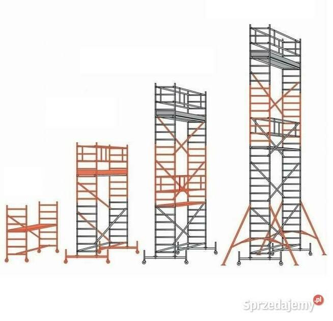 Wypożyczę RUSZTOWANIE ALUMINIOWE 9,20m wynajmę wynajem