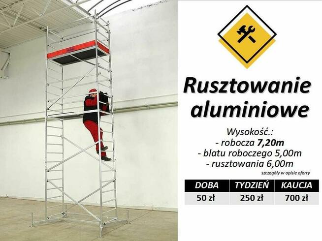 Wypożyczę RUSZTOWANIE aluminiowe DRABINA wynajem wynajmę
