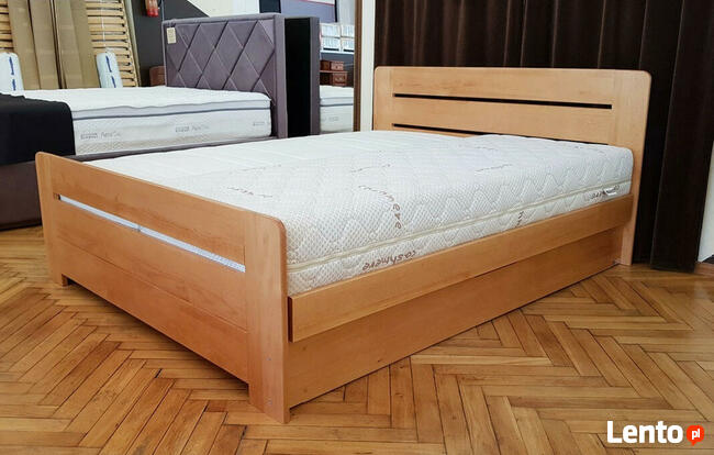 Łóżko na wymiar drewniane, tapicerowane, każdy wymiar