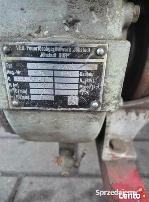 Przenośne motopompy pożarnicze TS 8/8 VEB