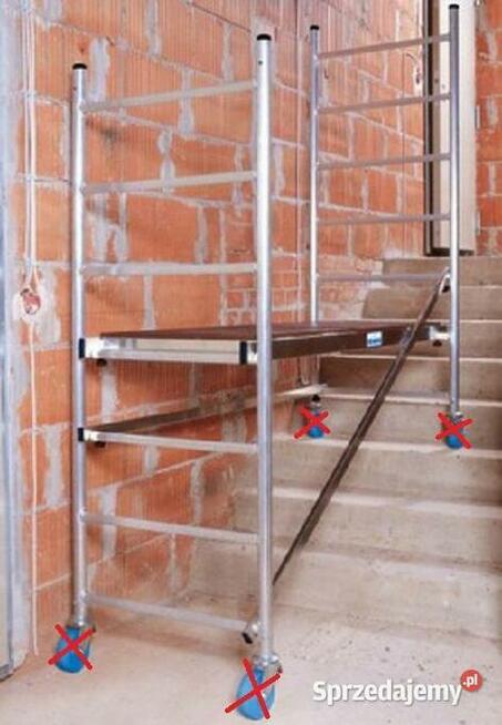 Wynajmę RUSZTOWANIE aluminiowe 3,20m lekkie remont Wypożyczę