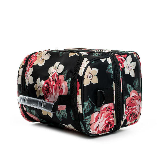 Kuferek w róże - torba termiczna na lunch - walentynki