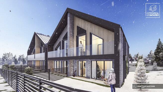 Nowoczesne domy jednorodzinne na Podhalu.