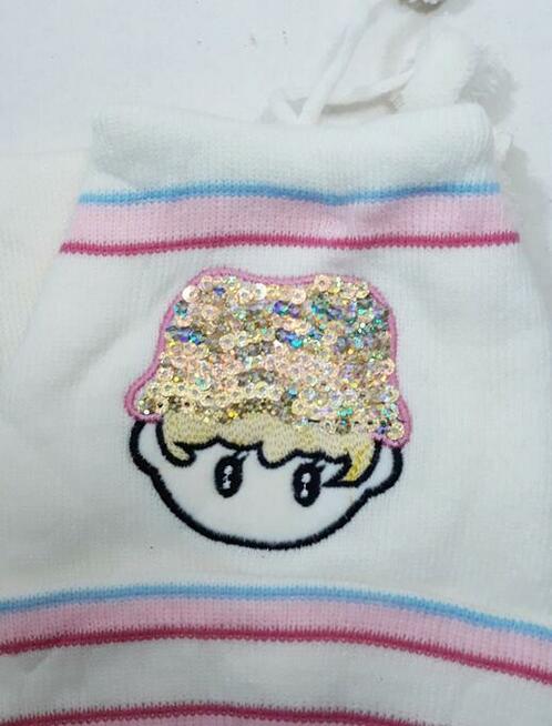 czapka zimowa z szalikiem - komplet nowy