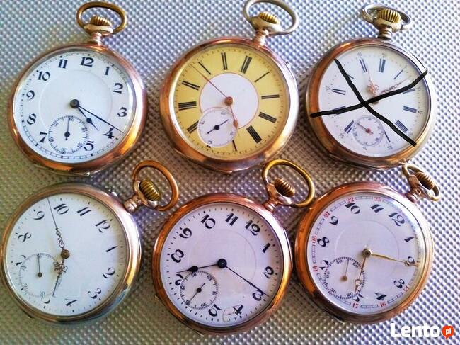 kolekcja zegarków kieszonkowych Szwajcarów z 1900r ZENIT