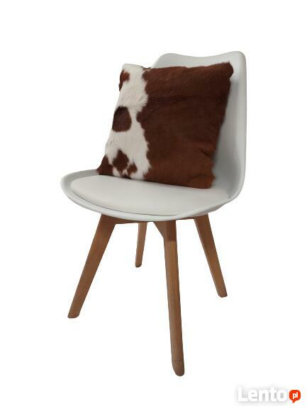 Poduszka Poduszki Naturalne Skóra Bydlęca Cielęca 60x40 cm