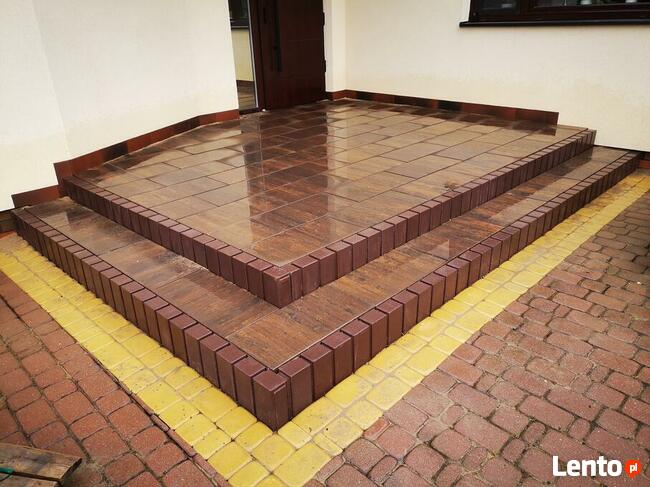 Układanie kostki brukowej, usługi brukarskie, kostka brukowa